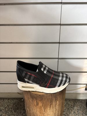 蘇格蘭格紋氣墊休閒鞋